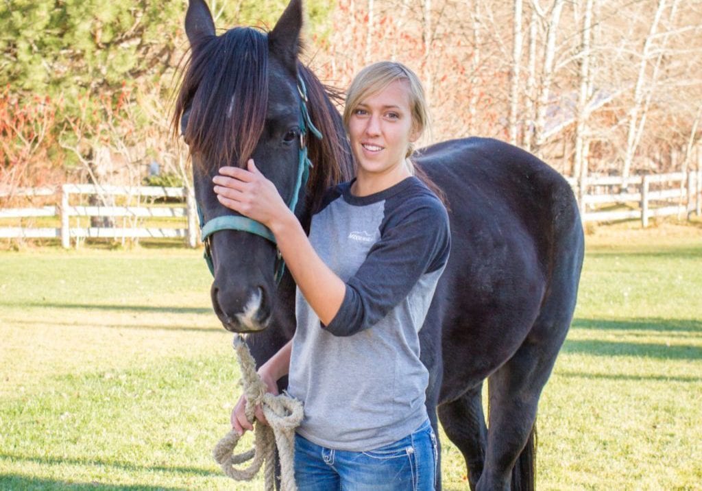 Horses as helpers and healers, horse therapy, Dunrovin Ranch Montana